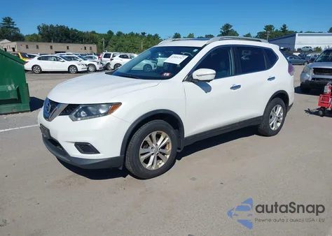 2014 Nissan Rogue Sv z USA, uszkodzony, nr VIN 5N1AT2MV4EC764612